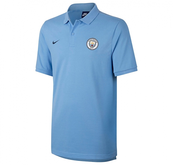 Manchester City 2018 Blue Polo Shirt - Click Image to Close