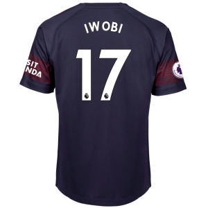 Arsenal 2018/19 Alex Iwobi 17 Away Shirt Soccer Jersey