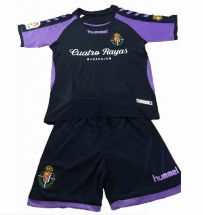 Real Valladolid 2018/19 Away Kids Soccer Jersey Kit Children Shirt + Shorts