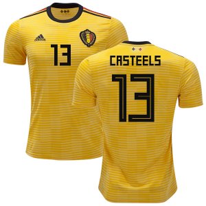 Belgium 2018 World Cup Away KOEN CASTEELS 13 Shirt Soccer Jersey