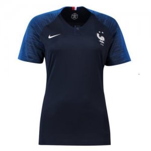 2 Stars France 2018 World Cup Home Women's Shirt Soccer Jersey