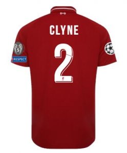 Liverpool 2018/19 Home CLYNE Shirt UCL Soccer Jersey