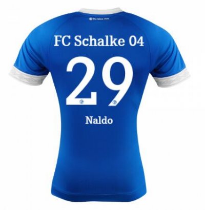 FC Schalke 04 2018/19 Naldo 29 Home Shirt Soccer Jersey