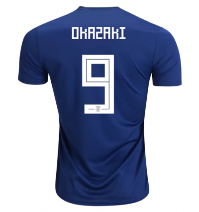 Japan 2018 World Cup Home Shinji Okazaki Shirt Soccer Jersey