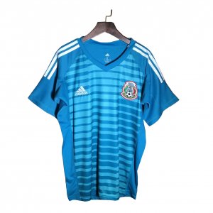 Mexico 2018 World Cup Blue Goalkeeper Shirt Soccer Jersey