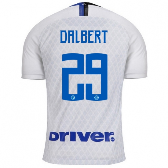 Inter Milan 2018/19 DALBERT 29 Away Shirt Soccer Jersey - Click Image to Close