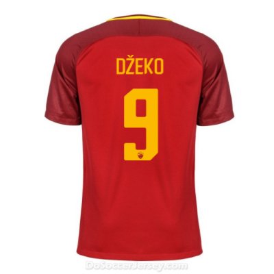 AS ROMA 2017/18 Home DŽEKO #9 Shirt Soccer Jersey