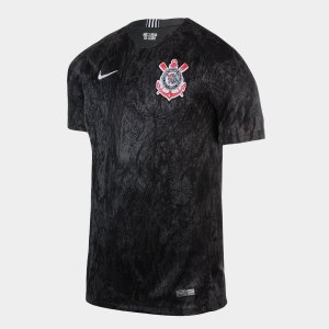 SC Corinthians 2018/19 Away Black Shirt Soccer Jersey