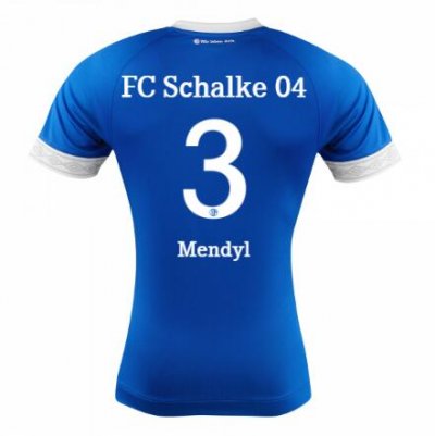 FC Schalke 04 2018/19 Hamza Mendyl 3 Home Shirt Soccer Jersey