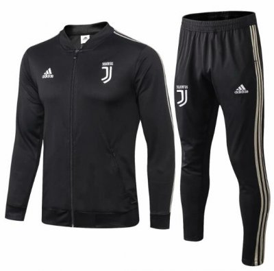 Juventus 2018/19 Pure Black Training Suit (Jacket+Trouser)