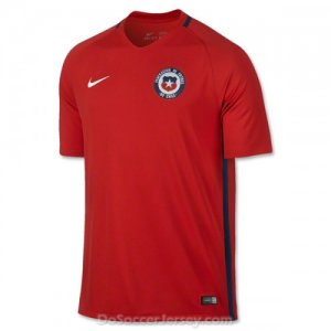 Chile 2016/17 Home Shirt Soccer Jersey