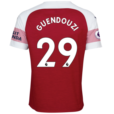 Arsenal 2018/19 Mattéo Guendouzi 29 Home Shirt Soccer Jersey