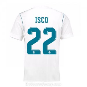 Real Madrid 2017/18 Home Isco #22 Shirt Soccer Jersey