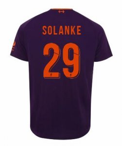 Liverpool 2018/19 DOMINIC SOLANKE 29 UCL Away Shirt Soccer Jersey