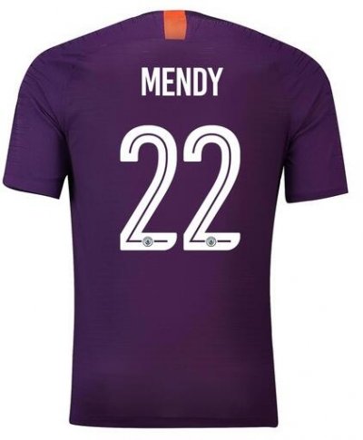 Manchester City 2018/19 Mendy 22 UCL Cup Third Shirt Soccer Jersey