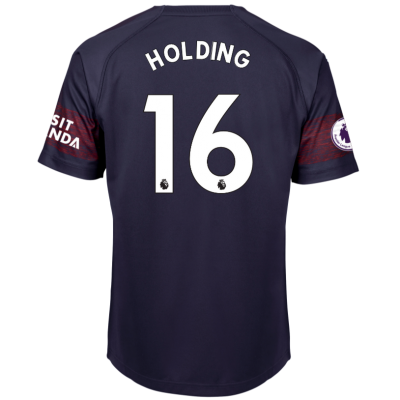 Arsenal 2018/19 Rob Holding 16 Away Shirt Soccer Jersey
