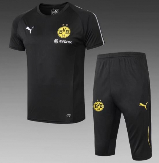 Borussia Dortmund 2018/19 Black Short Training Suit - Click Image to Close