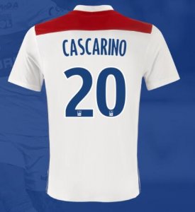Olympique Lyonnais 2018/19 CASCARINO 20 Home Shirt Soccer Jersey