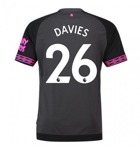Everton 2018/19 Davies 26 Away Shirt Soccer Jersey