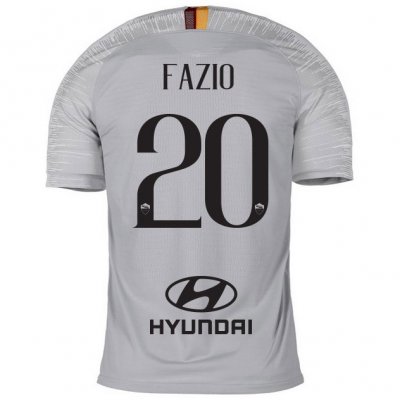 AS Roma 2018/19 FAZIO 20 Away Shirt Soccer Jersey