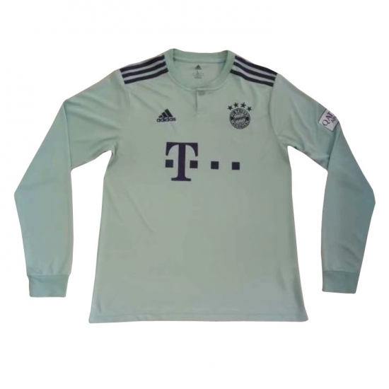 Bayern Munich 2018/19 Away Long Sleeve Shirt Soccer Jersey - Click Image to Close