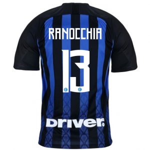 Inter Milan 2018/19 RANOCCHIA 13 Home Shirt Soccer Jersey