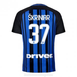 Inter Milan 2017/18 Home ŠKRINIAR #37 Shirt Soccer Jersey