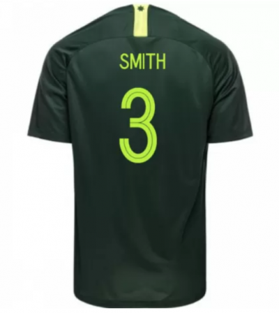 Australia 2018 FIFA World Cup Away Brad Smith Shirt Soccer Jersey