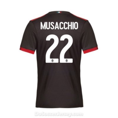 AC Milan 2017/18 Third Musacchio #22 Shirt Soccer Jersey