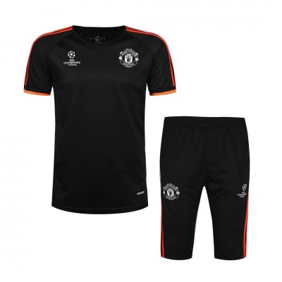 Manchester United Champions League Black 2015/16 Short Training Suit