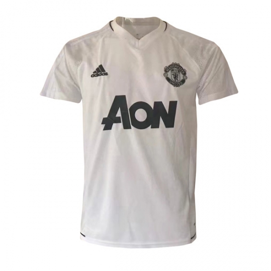 Manchester United 2017/18 White Training Shirt - Click Image to Close