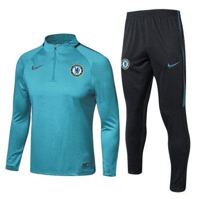 Kids Chelsea 2017/18 Blue Training Suit
