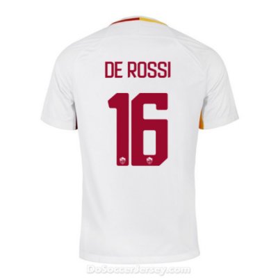 AS ROMA 2017/18 Away DE ROSSI #16 Shirt Soccer Jersey