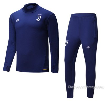 Juventus 2017/18 Navy Training Kit(Turtleneck Shirt+Trouser)