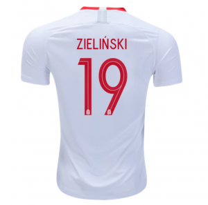 Poland 2018 World Cup Home Piotr Zielinski Shirt Soccer Jersey