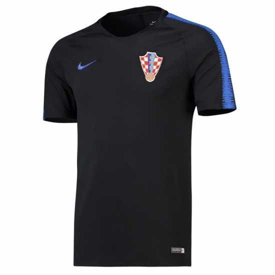 Croatia 2018 Black Training Shirt - Click Image to Close