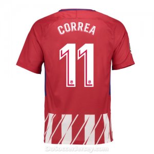 Atlético de Madrid 2017/18 Home Correa #11 Shirt Soccer Jersey