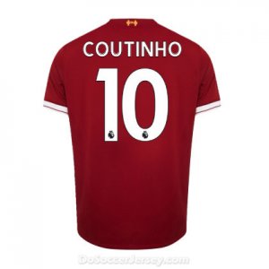 Liverpool 2017/18 Home Coutinho #10 Shirt Soccer Jersey