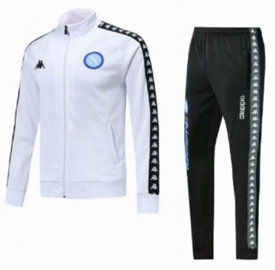 Napoli 2018/19 White Training Suit (Jacket+Trouser)
