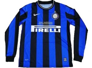 Inter Milan 2009-2010 Home Retro UCL Final Long Sleeved Shirt Soccer Jersey