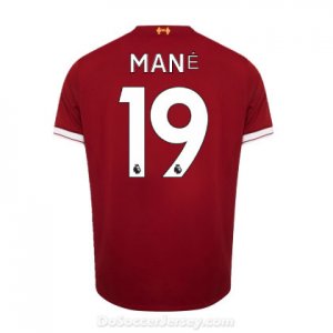 Liverpool 2017/18 Home Mane #19 Shirt Soccer Jersey