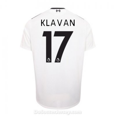 Liverpool 2017/18 Away Klavan #17 Shirt Soccer Jersey