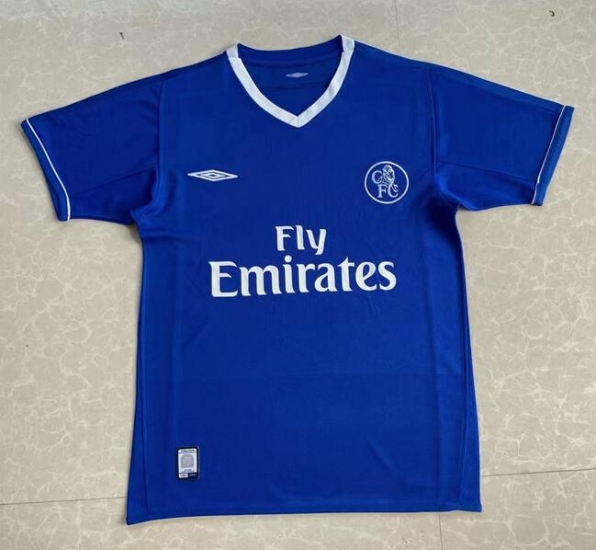 Chelsea 2003-2005 Retro Blue Shirt Soccer Jersey - Click Image to Close