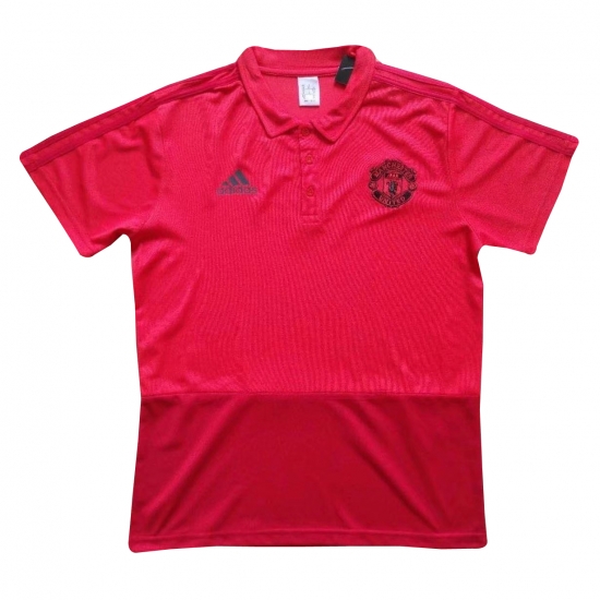 Manchester United 2018 Red Polo Shirt - Click Image to Close