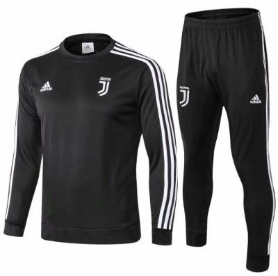 Juventus 2018/19 O'Neck Black Training Suit (Sweatshirt+Trouser)