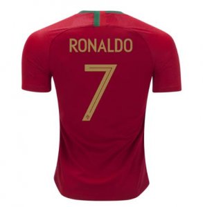 Portugal 2018 World Cup Home Cristiano Ronaldo Shirt Soccer Jersey