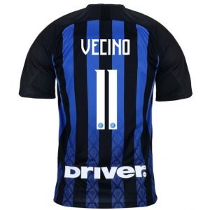 Inter Milan 2018/19 VECINO 11 Home Shirt Soccer Jersey