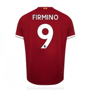 Liverpool 2017/18 Home Firmino #9 Shirt Soccer Jersey