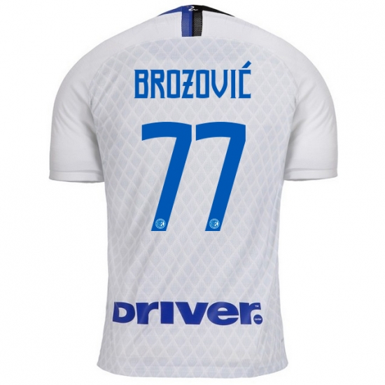 Inter Milan 2018/19 BROZOVIC 77 Away Shirt Soccer Jersey - Click Image to Close
