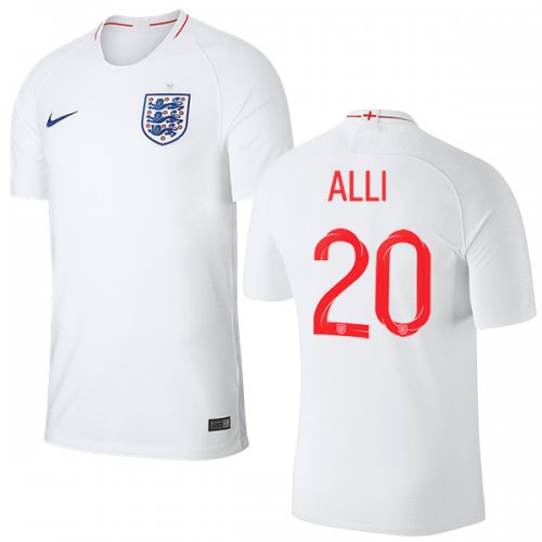 England 2018 FIFA World Cup DELE ALLI 20 Home Shirt Soccer Jersey
